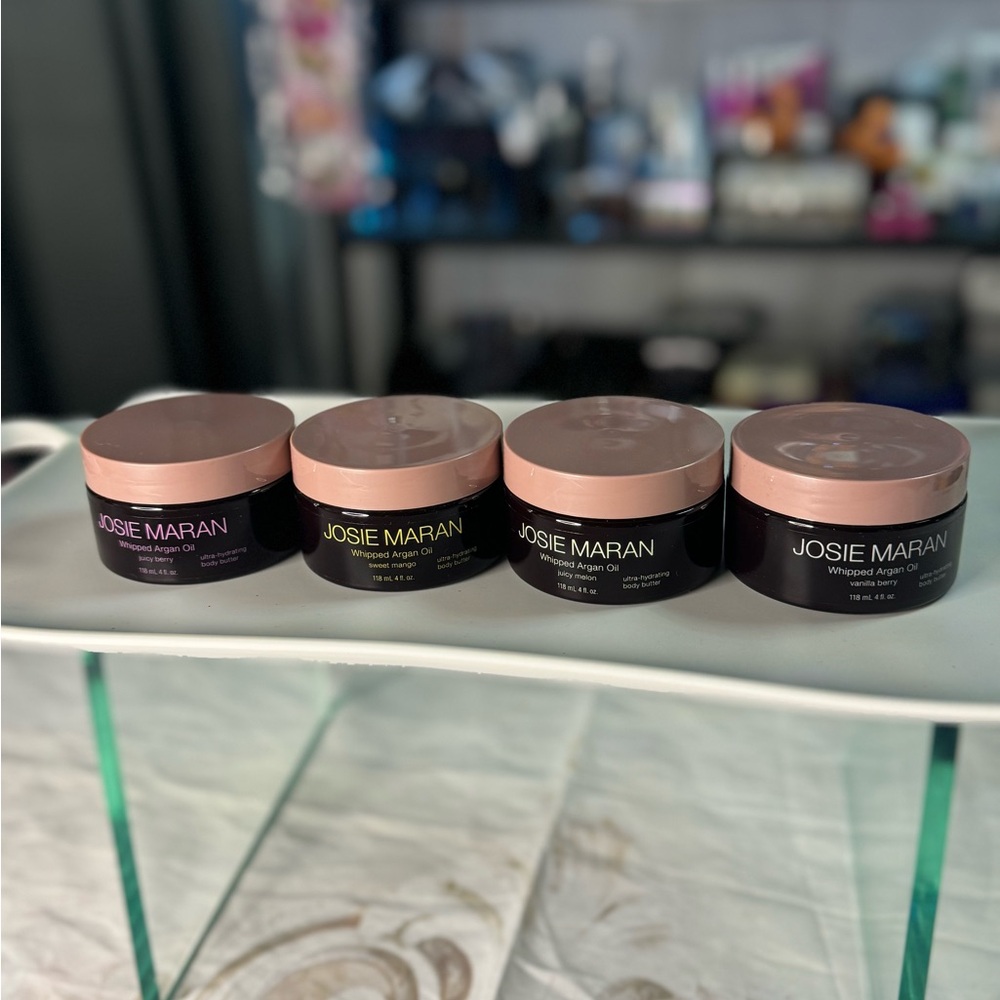 Bundle 4 Josie Maran Whipped Argan Oil NWT